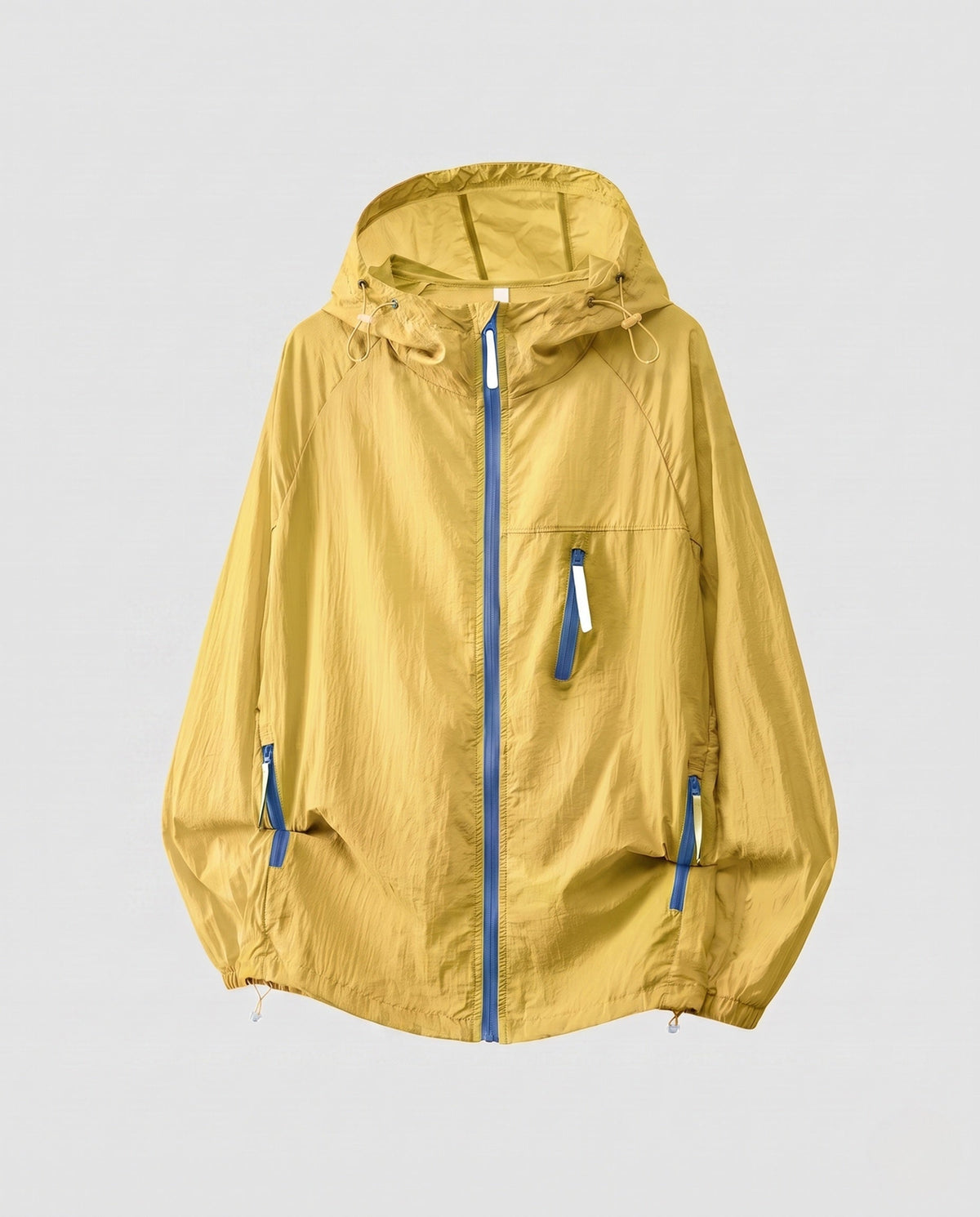 Women's Lightweight Wind Jacket with Practical Pockets and Adjustable Hood All Fashion - product shot