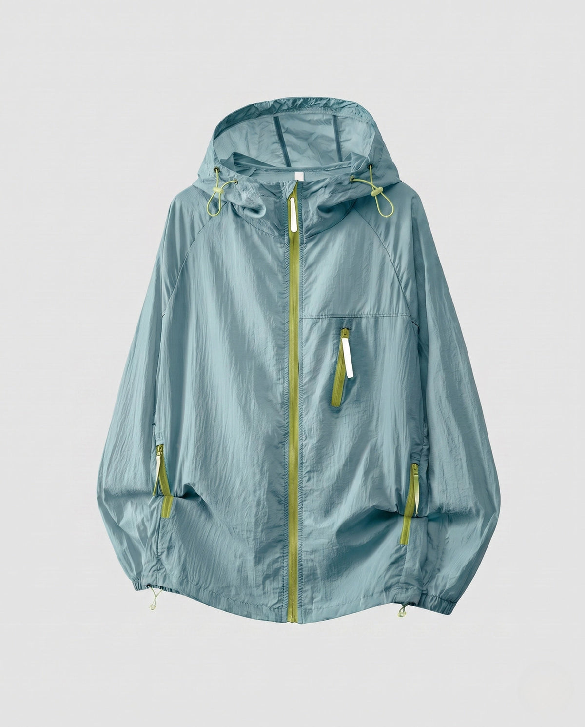 Women's Lightweight Wind Jacket with Practical Pockets and Adjustable Hood All Fashion - product shot