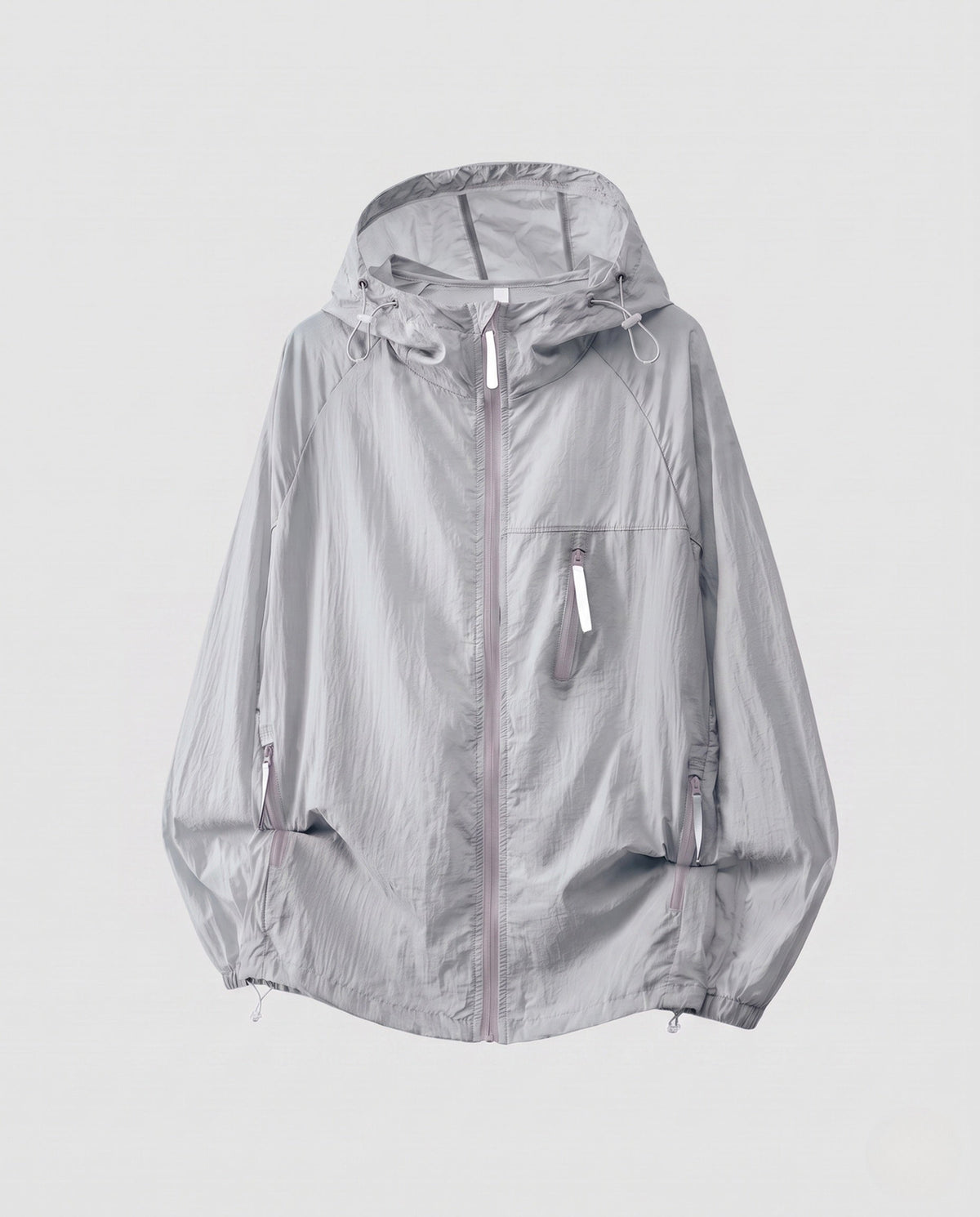 Women's Lightweight Wind Jacket with Practical Pockets and Adjustable Hood All Fashion - product shot