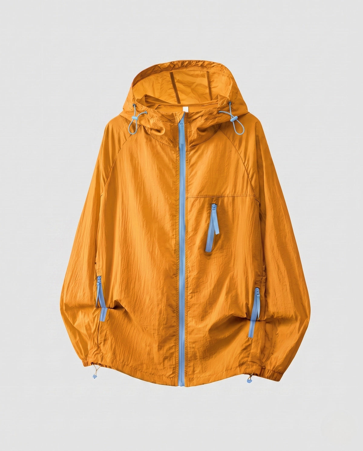 Women's Lightweight Wind Jacket with Practical Pockets and Adjustable Hood All Fashion - product shot