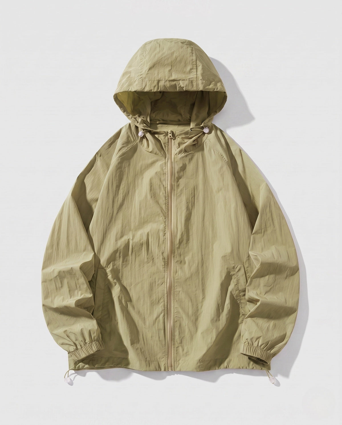 Women's Lightweight Windbreaker with Adjustable Hood All Fashion - product shot
