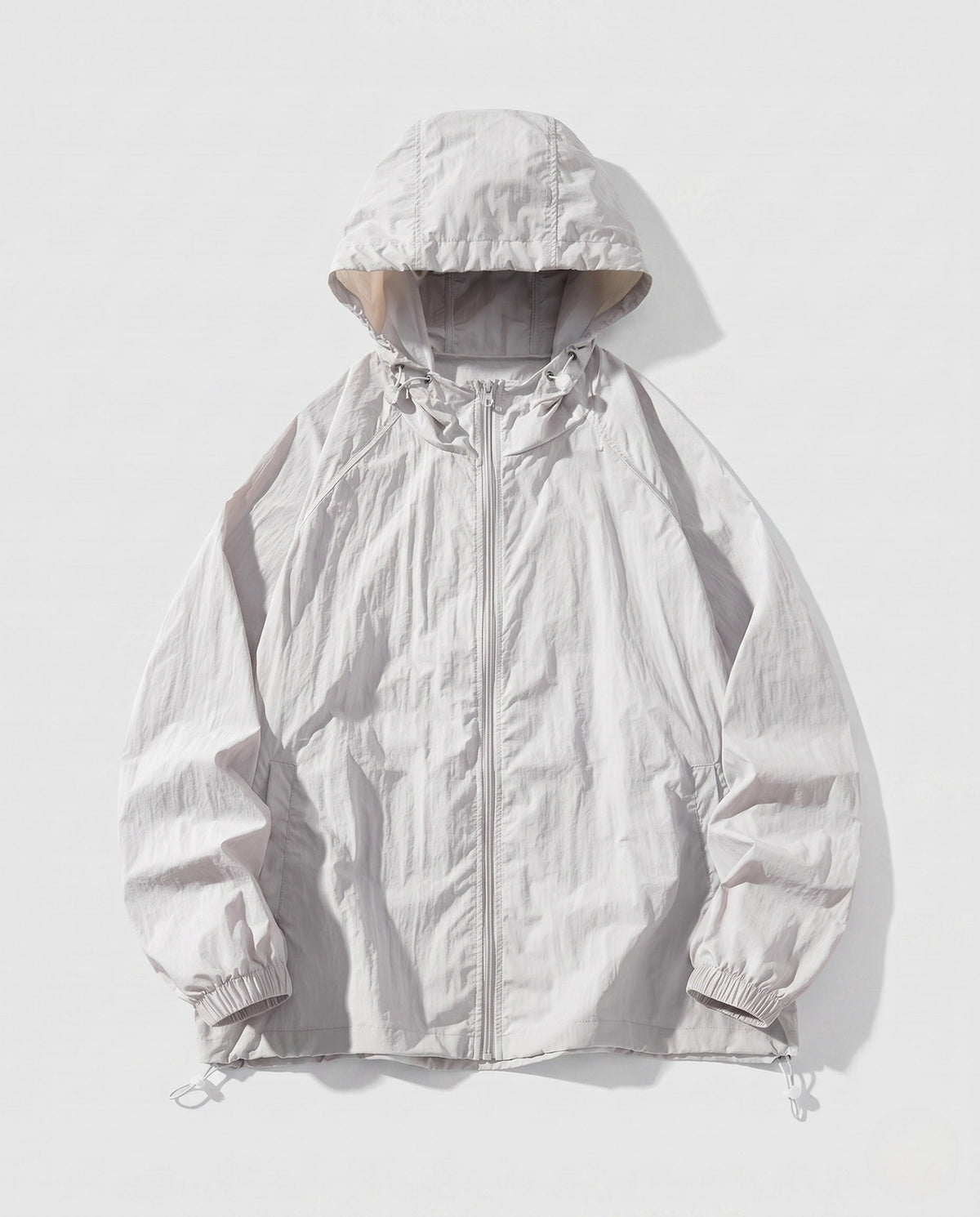 Women's Lightweight Windbreaker with Adjustable Hood All Fashion - product shot