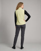 Women's sporty quilted vest with high collar All Fashion - back view