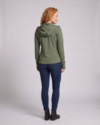 Women's Sporty Wind Jacket with Lightweight and Water-Repellent Material All Fashion - back view