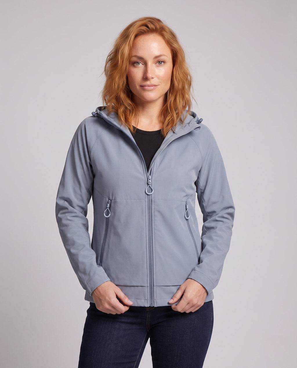 Women's UV protection jacket with removable hood All Fashion - upper body view