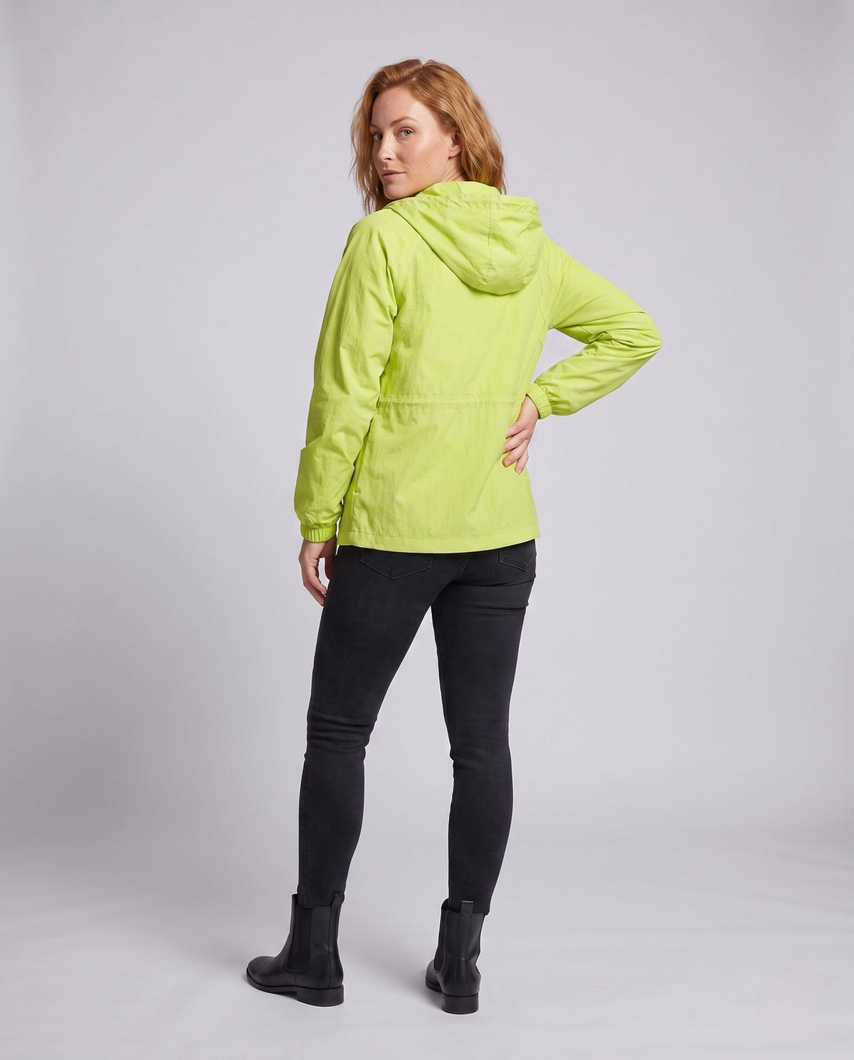 Women's UV protection jacket with high collar and breathable properties All Fashion - back view