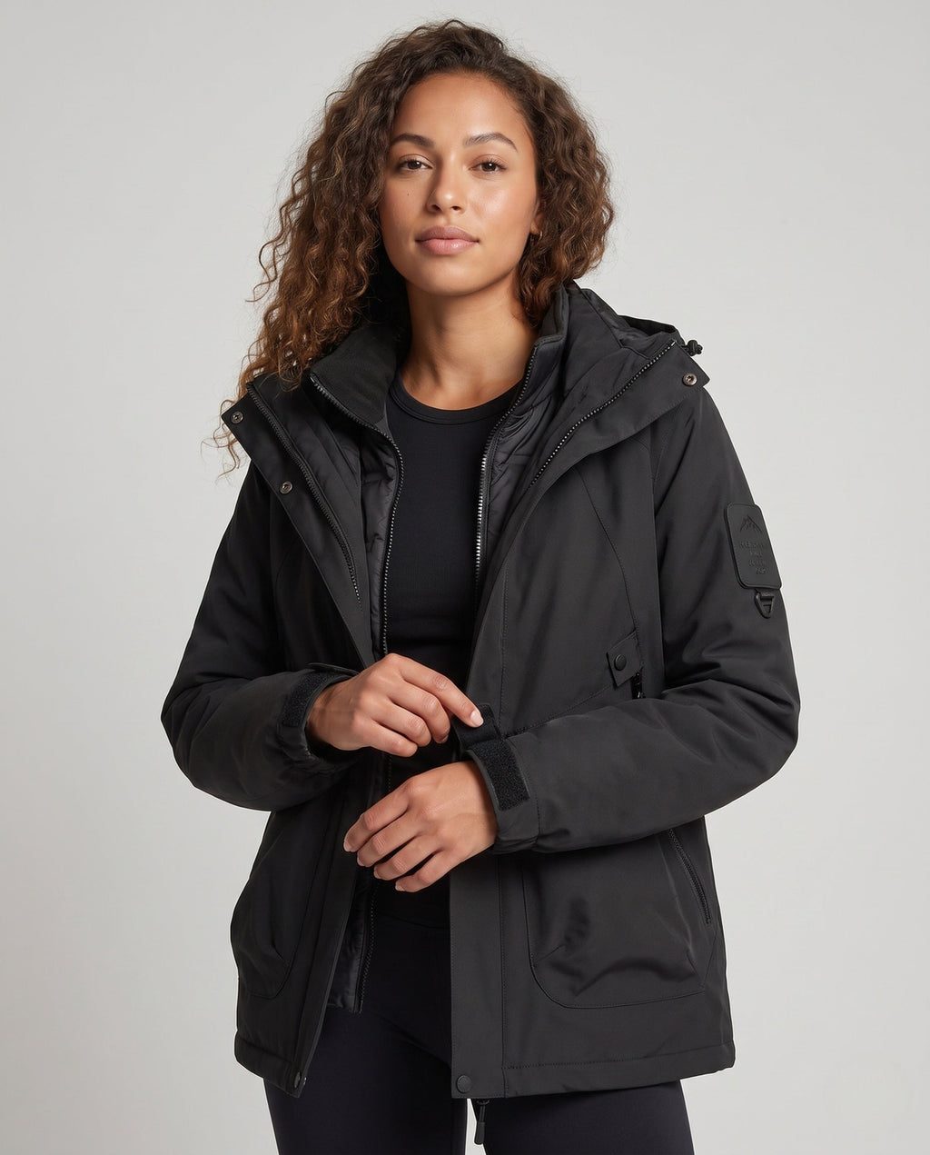 Women water-repellent functional jacket with good breathability All Fashion - upper body view