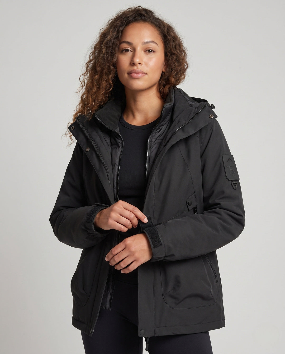 Women water-repellent functional jacket with good breathability All Fashion - upper body view