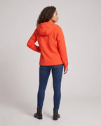 Women's water-repellent functional jacket with adjustable hood All Fashion - back view