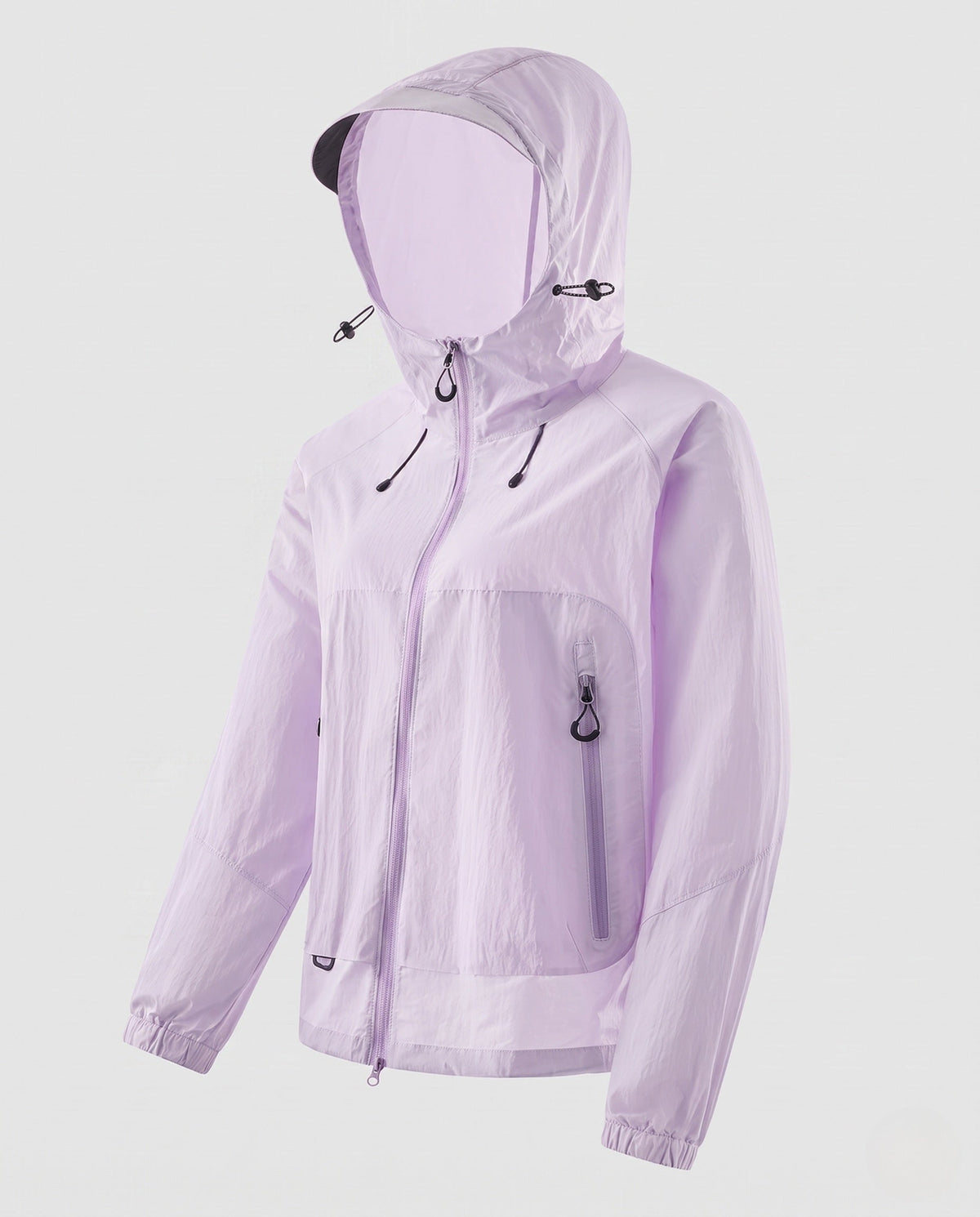 Women's windproof softshell jacket with adjustable hood All Fashion - product shot