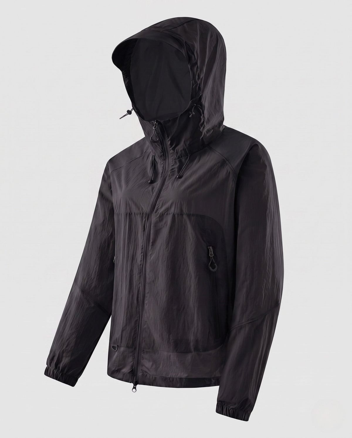 Women's windproof softshell jacket with adjustable hood All Fashion - product shot