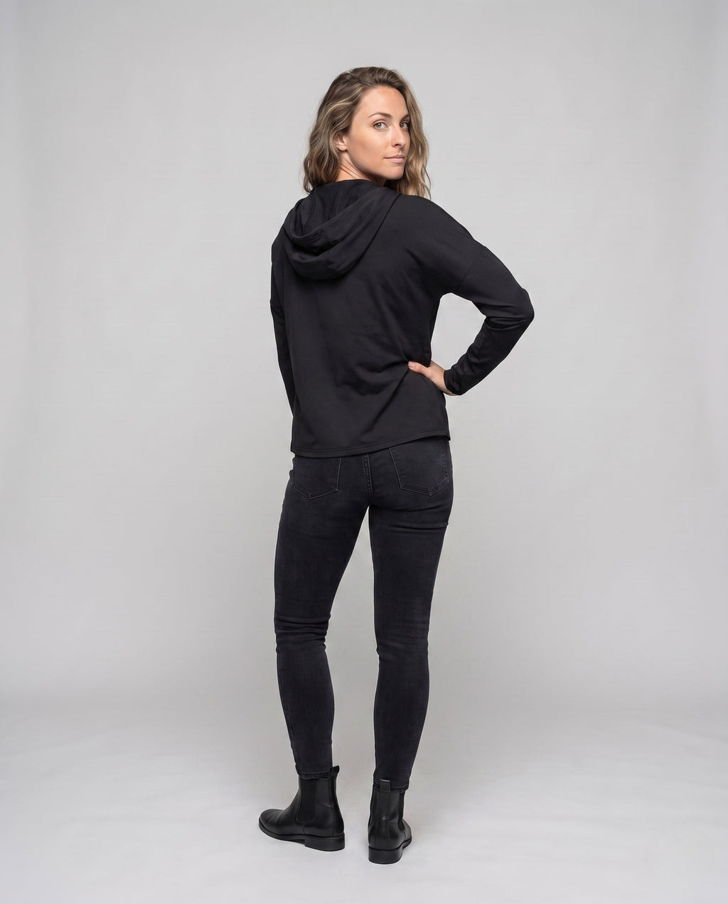 Women's UV Protection Hooded Sweater All Fashion - back view