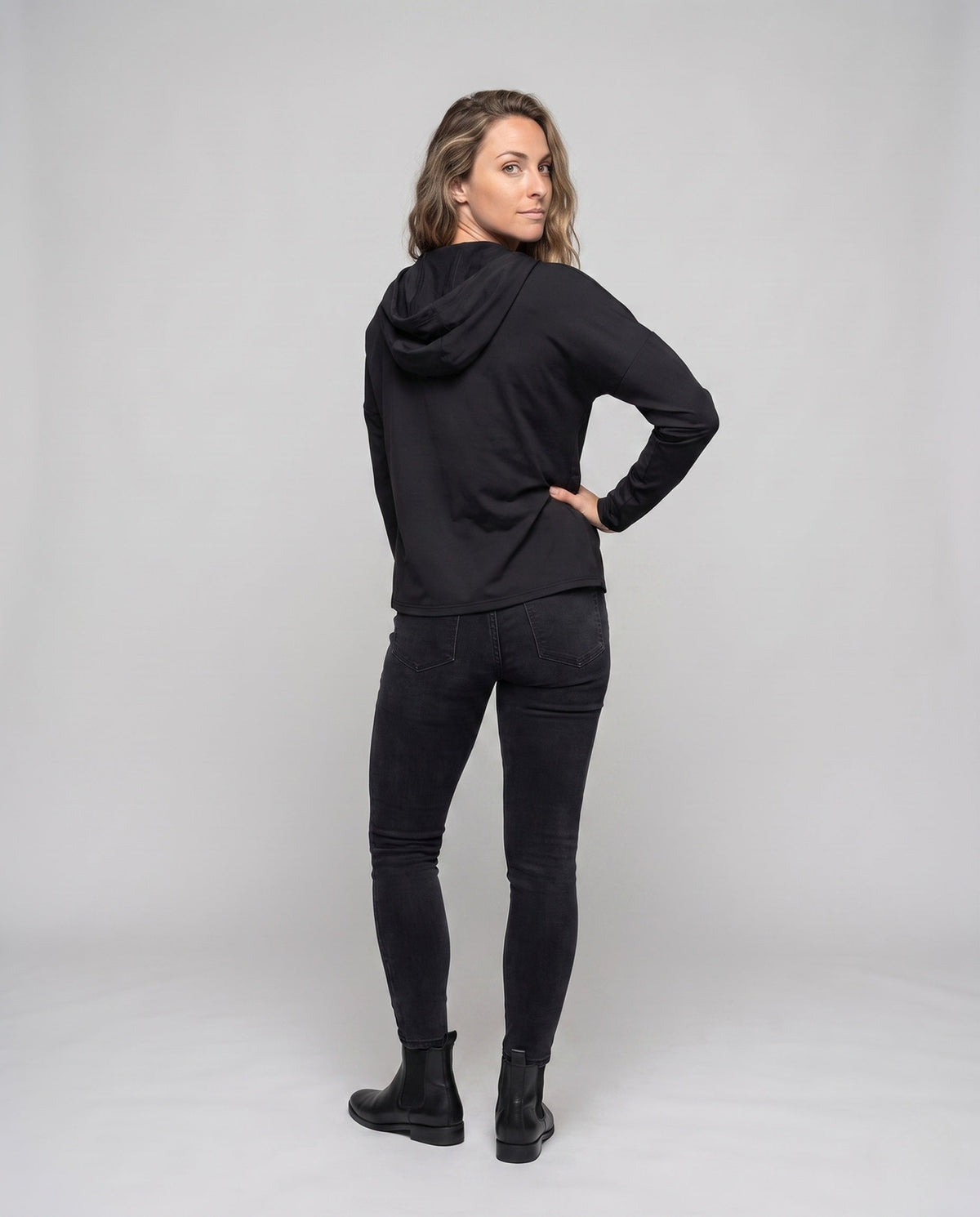 Women's UV Protection Hooded Sweater All Fashion - back view