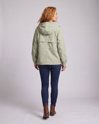Women's breathable casual jacket with adjustable hood and practical pockets All Fashion - back view