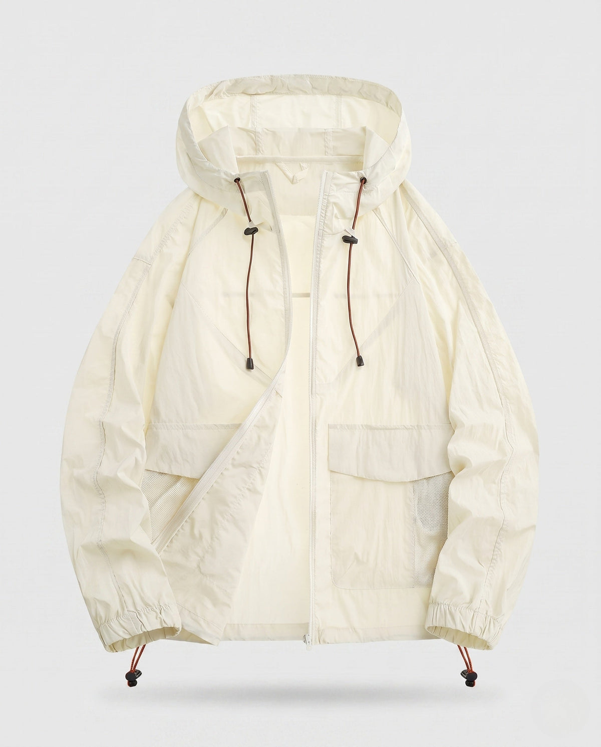 Women's breathable casual jacket with adjustable hood and practical pockets All Fashion - product shot
