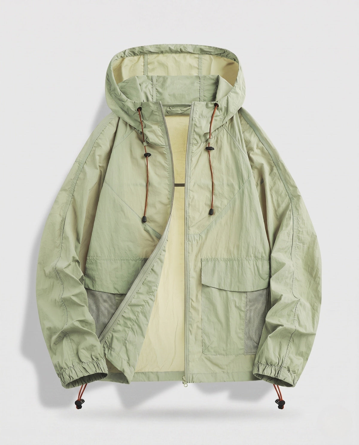 Women's breathable casual jacket with adjustable hood and practical pockets All Fashion - product shot