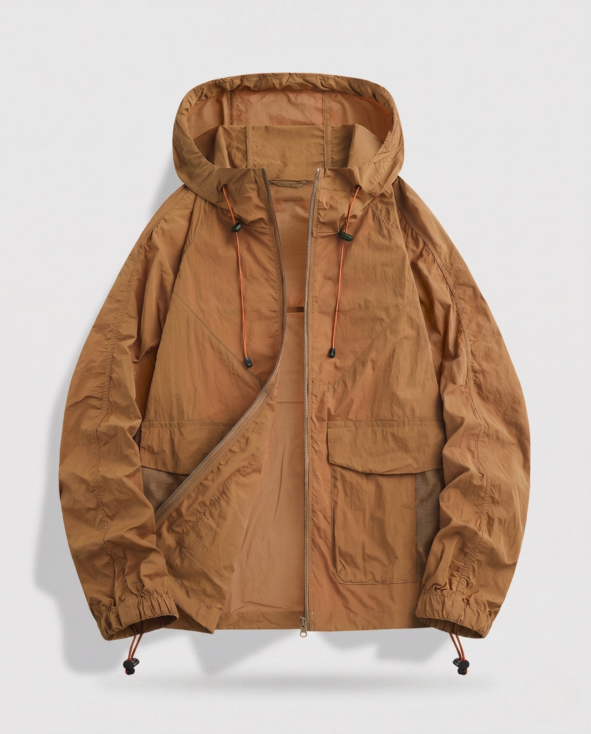 Women's breathable casual jacket with adjustable hood and practical pockets All Fashion - product shot