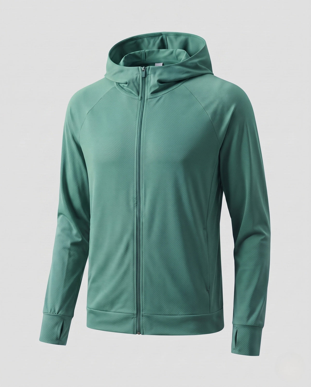 Women's breathable sports jacket with hood and full-length zipper All Fashion - product shot