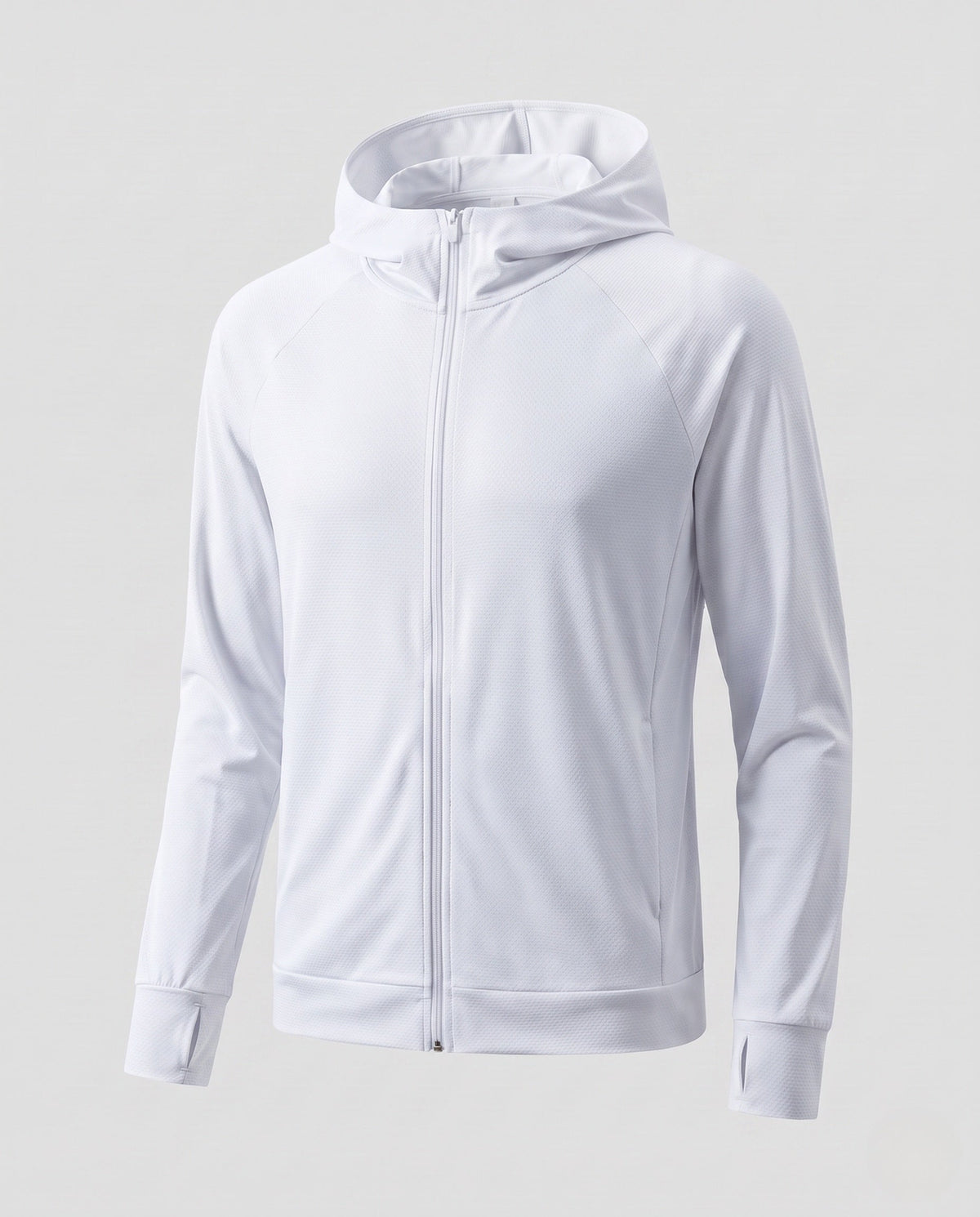 Women's breathable sports jacket with hood and full-length zipper All Fashion - product shot