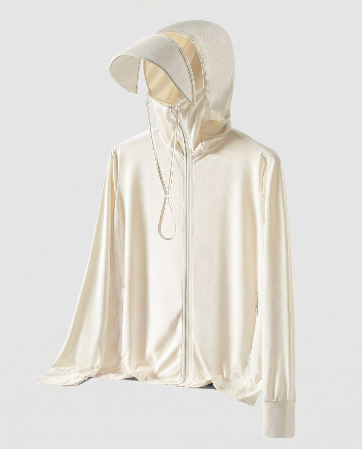 Women Athletic and UV Protection Jacket with Adjustable Hood All Fashion - product shot