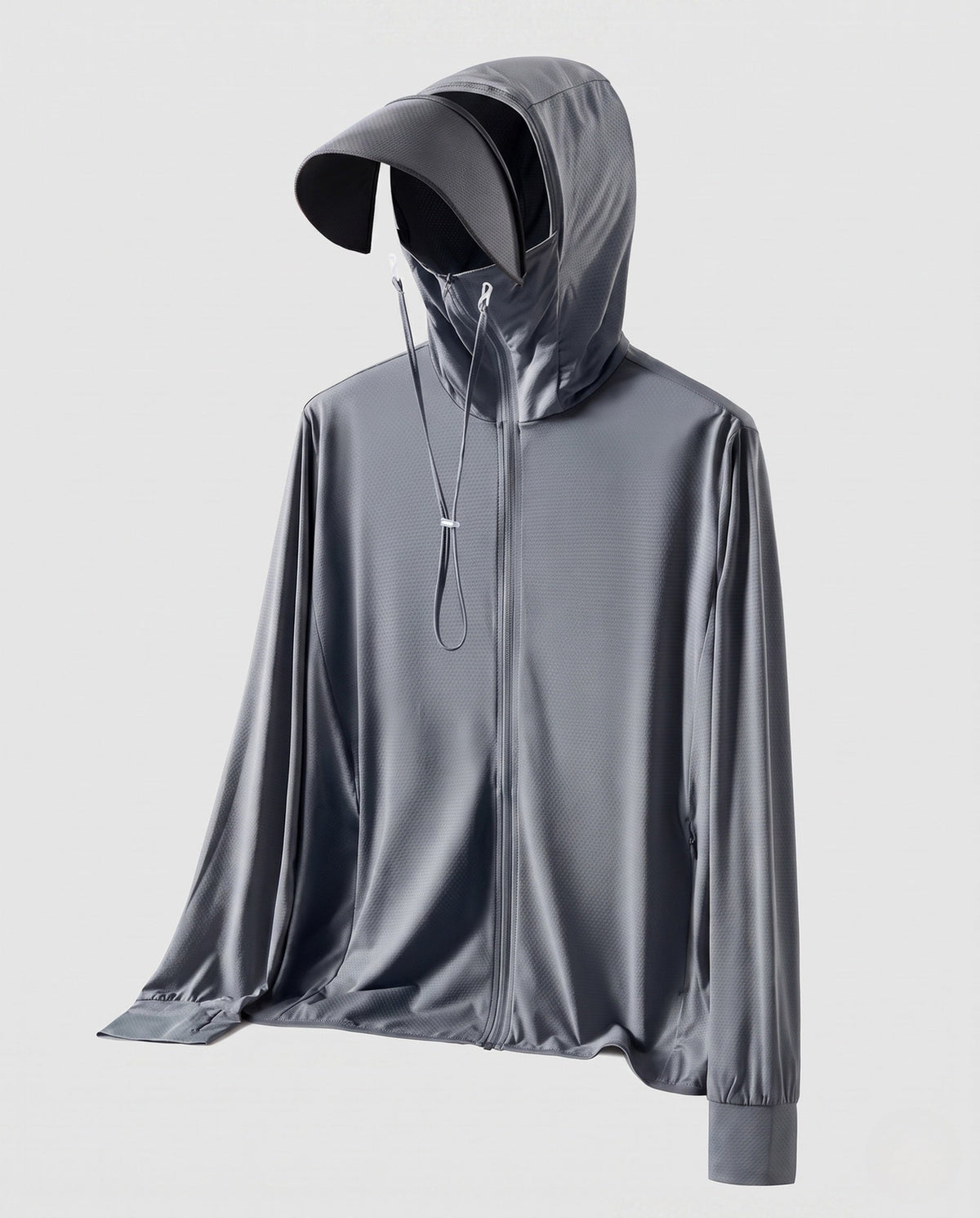Women Athletic and UV Protection Jacket with Adjustable Hood All Fashion - product shot