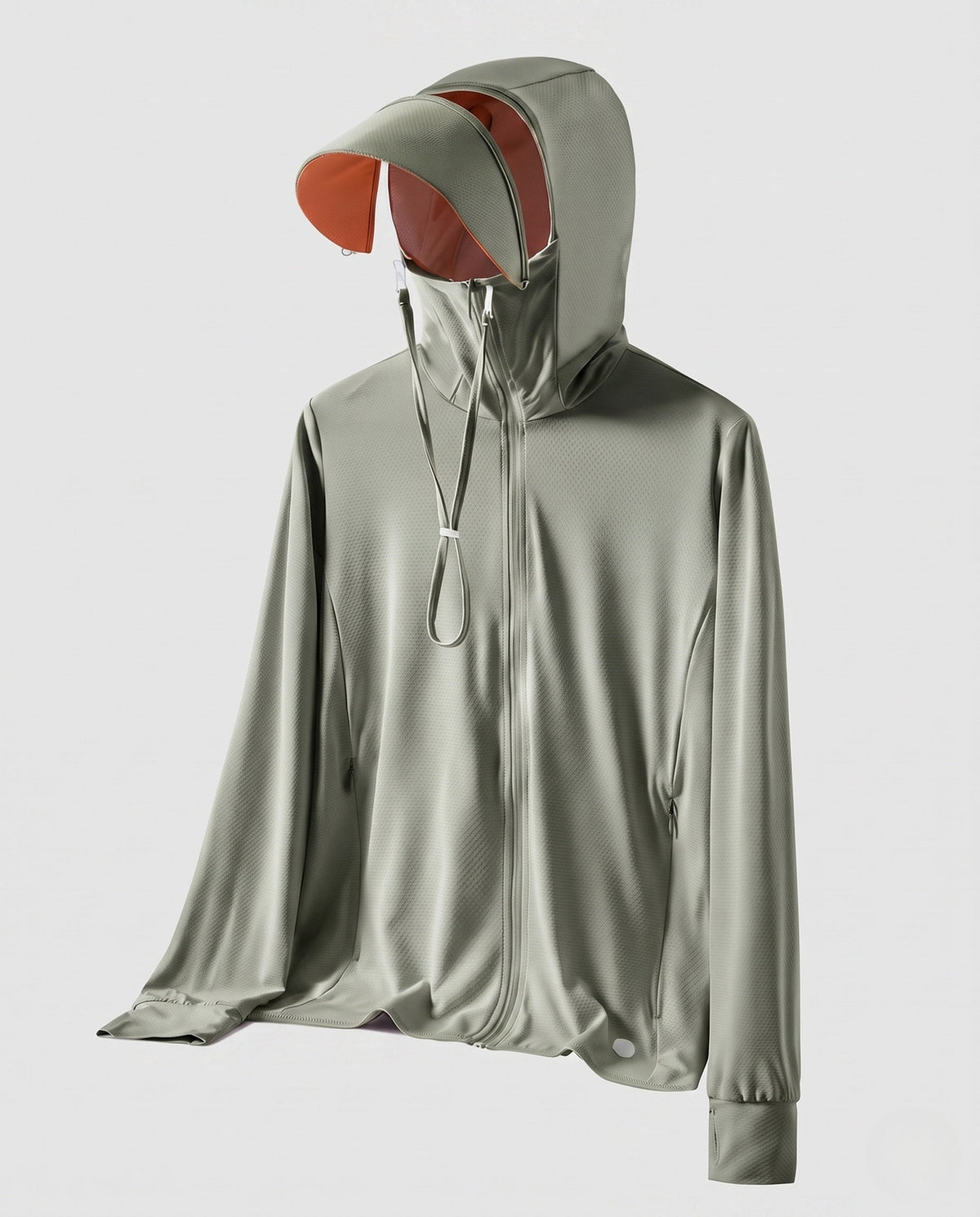 Women Athletic and UV Protection Jacket with Adjustable Hood All Fashion - product shot