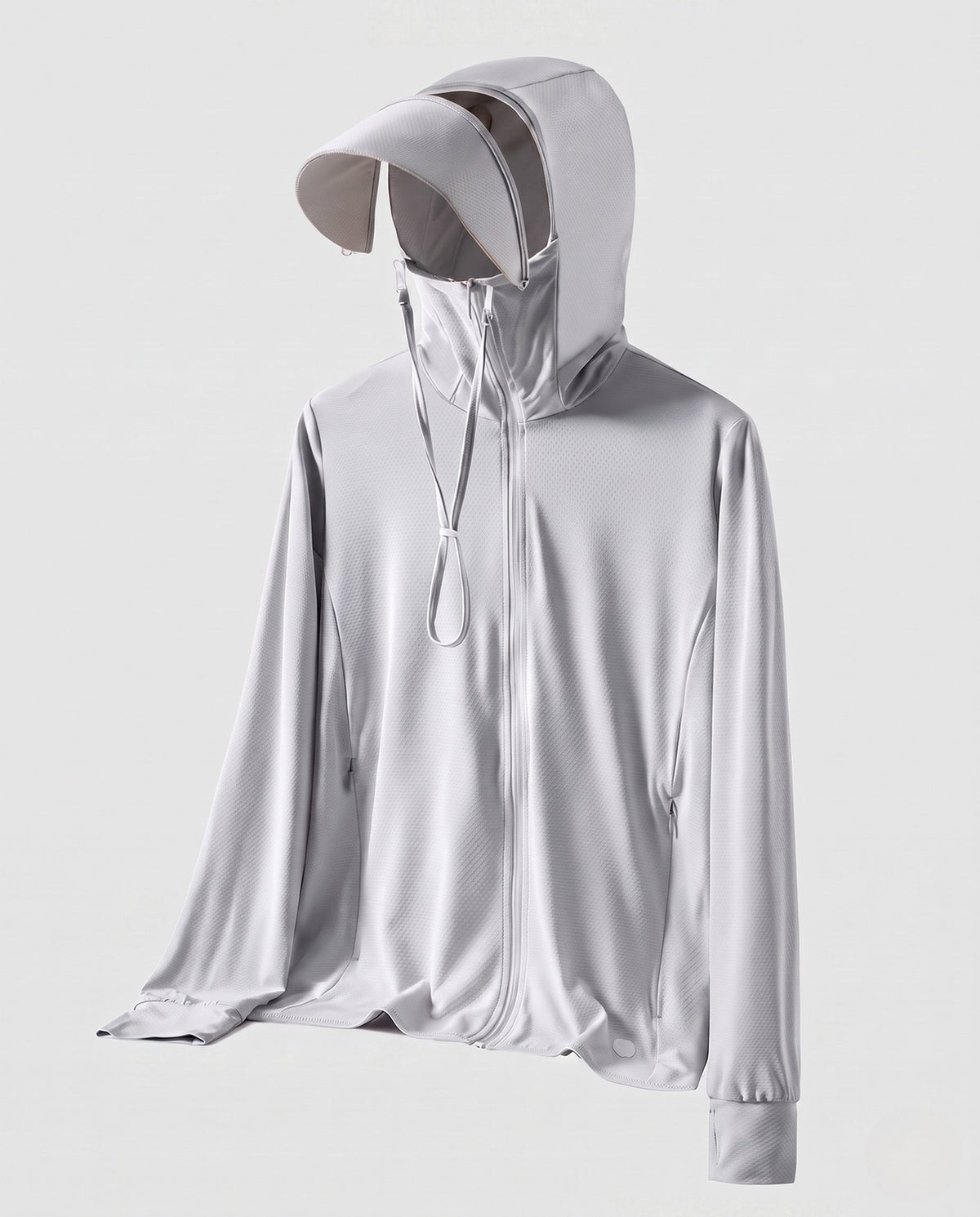 Women Athletic and UV Protection Jacket with Adjustable Hood All Fashion - product shot