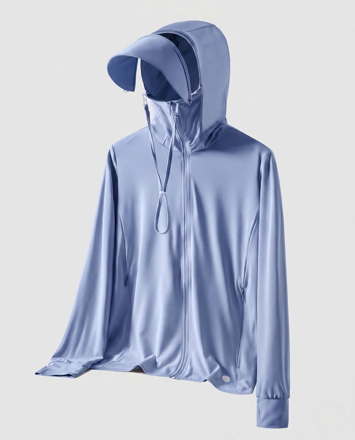 Women Athletic and UV Protection Jacket with Adjustable Hood All Fashion - product shot