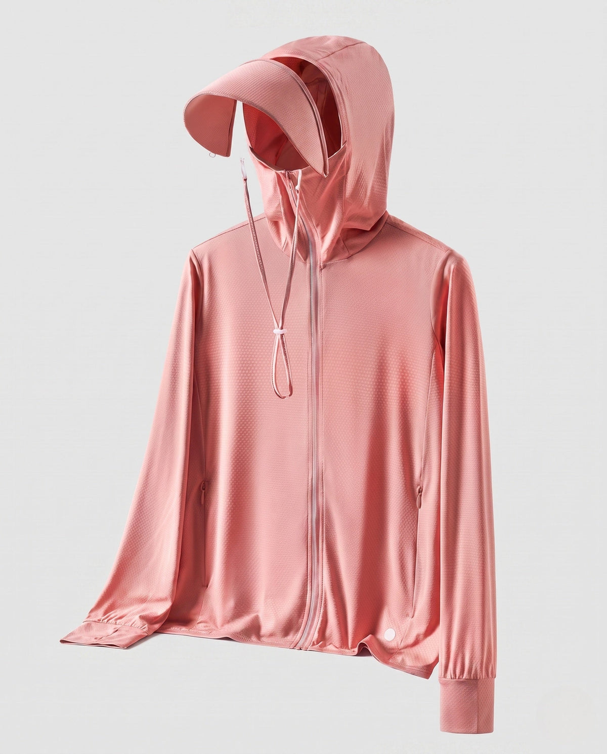 Women Athletic and UV Protection Jacket with Adjustable Hood All Fashion - product shot