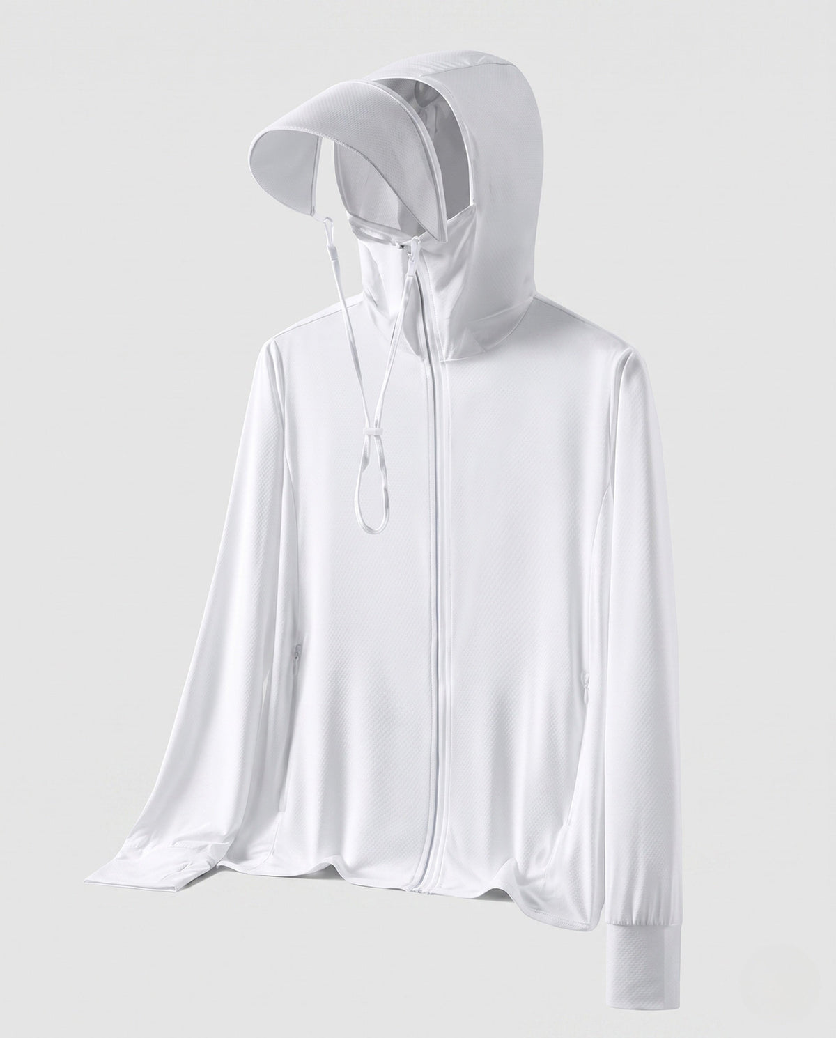 Women Athletic and UV Protection Jacket with Adjustable Hood All Fashion - product shot