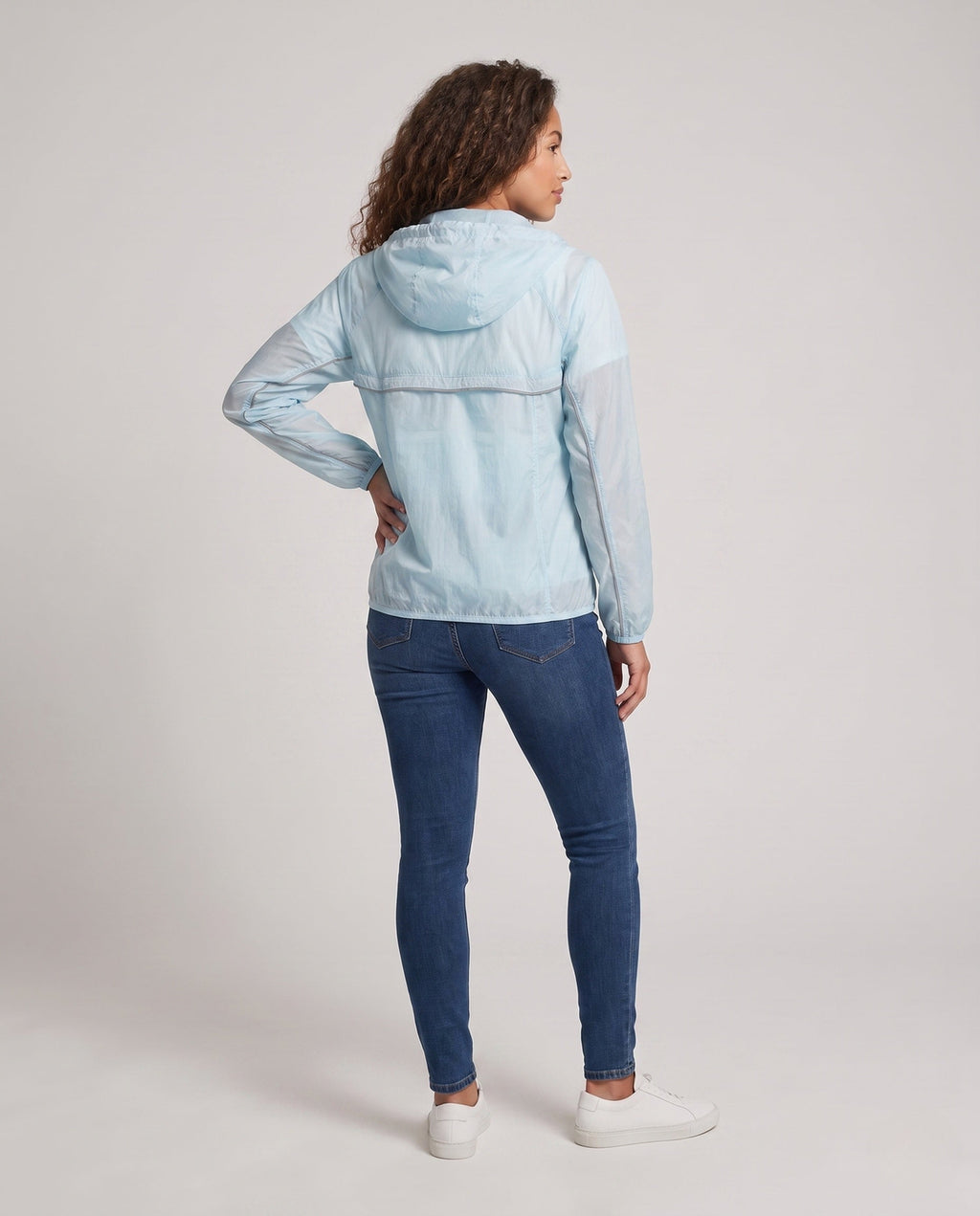 Women's breathable UV protection jacket with adjustable hood All Fashion - back view