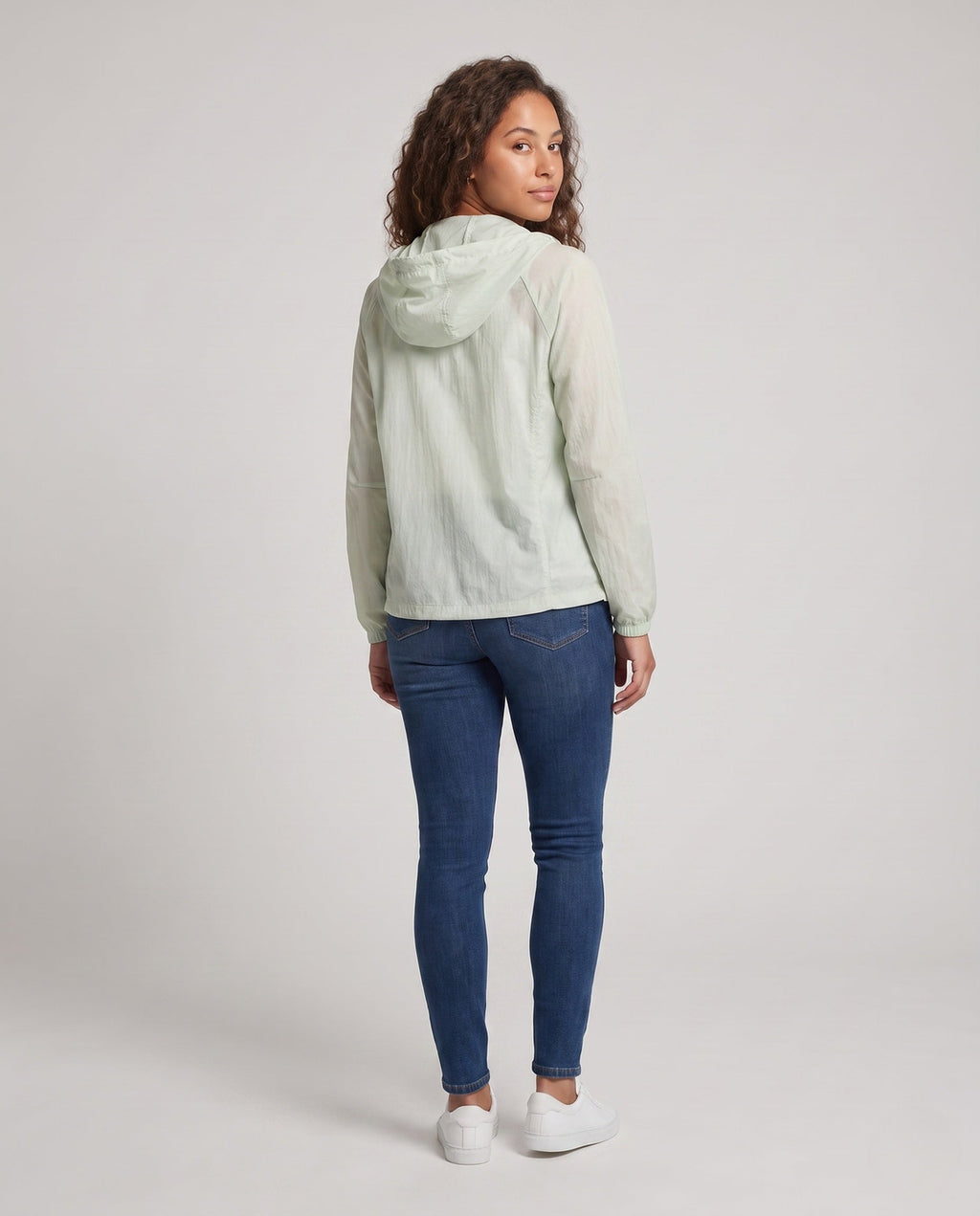 Women's breathable UV protection jacket with adjustable hood All Fashion - back view