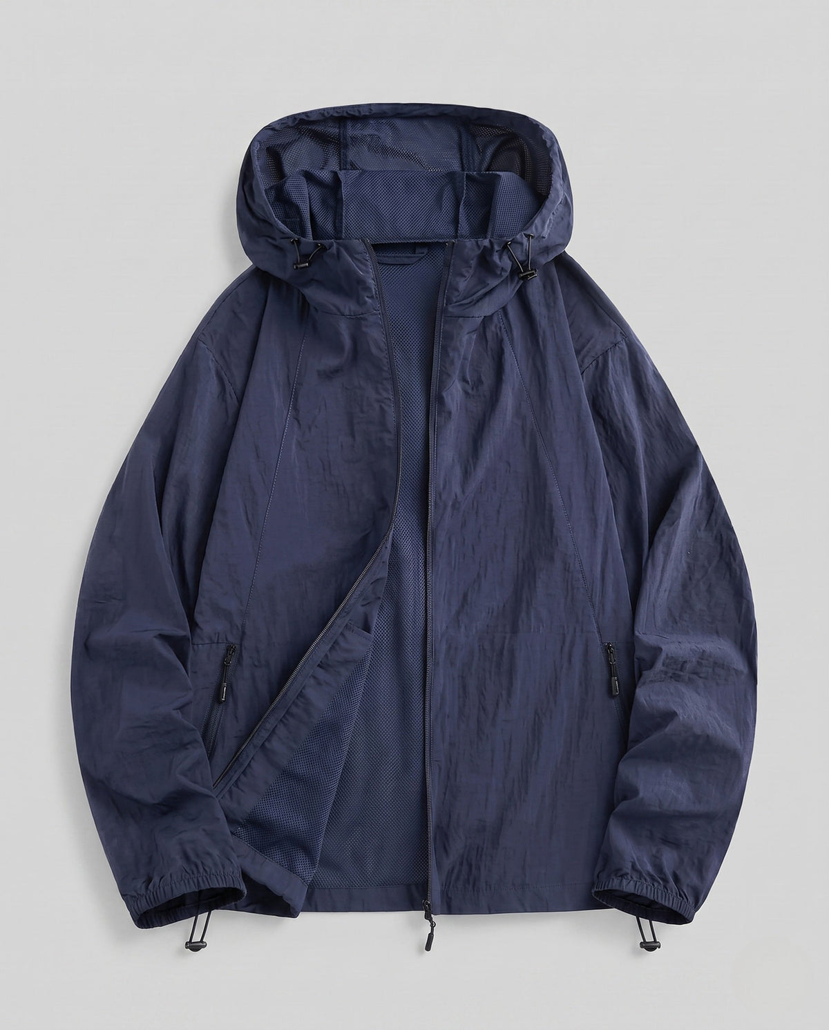 Women's breathable windbreaker jacket with adjustable hood All Fashion - product shot