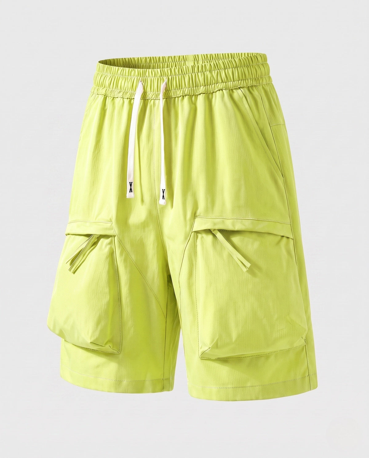 Women comfortable cargo shorts with practical pockets - product shot