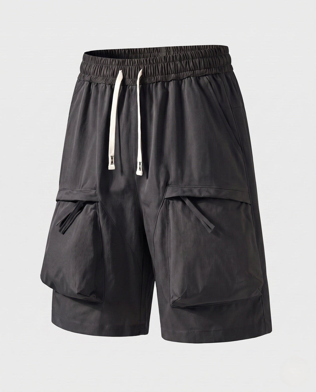 Women comfortable cargo shorts with practical pockets - product shot