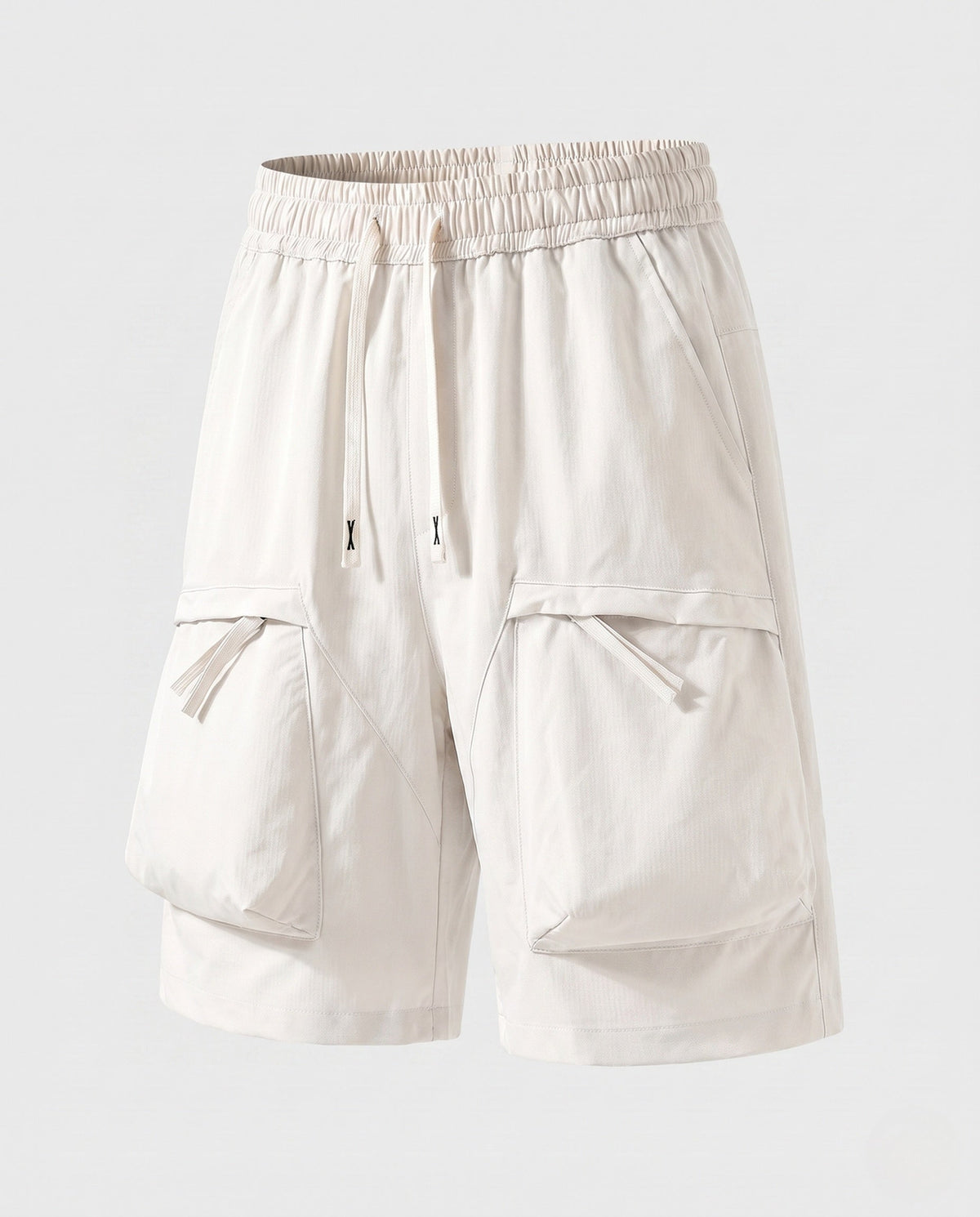 Women comfortable cargo shorts with practical pockets - product shot