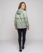 Women's functional rain jacket with breathable membrane All Fashion - back view