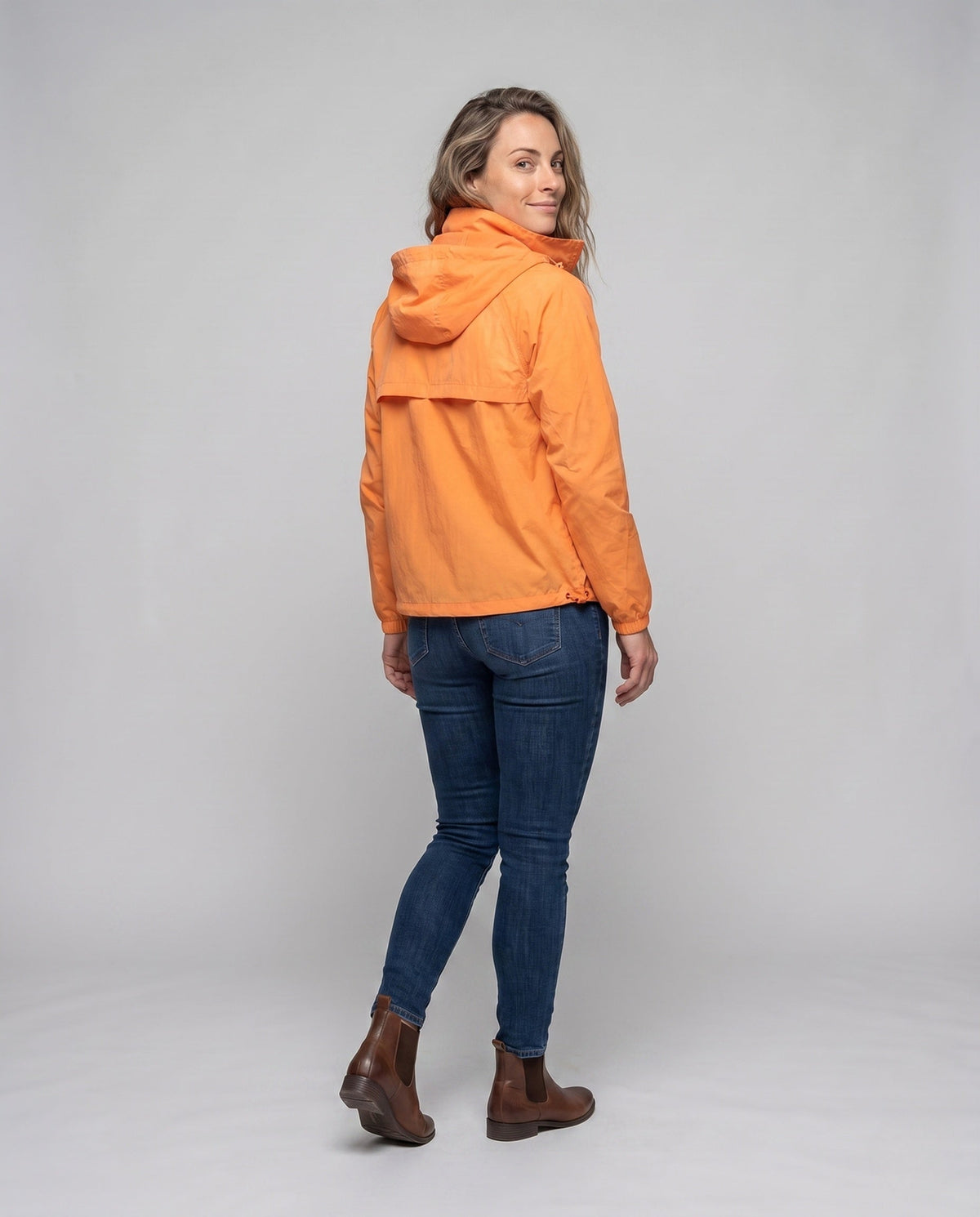 Ladies functional UV protection jacket with breathable design and adjustable hood All Fashion - back view