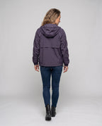 Women's functional jacket with breathable inserts and adjustable hood All Fashion - back view