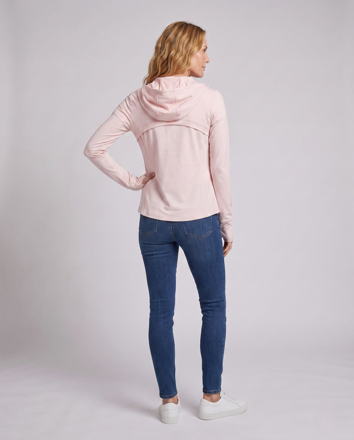 Women's functional jacket with UV protection and breathable material All Fashion - back view