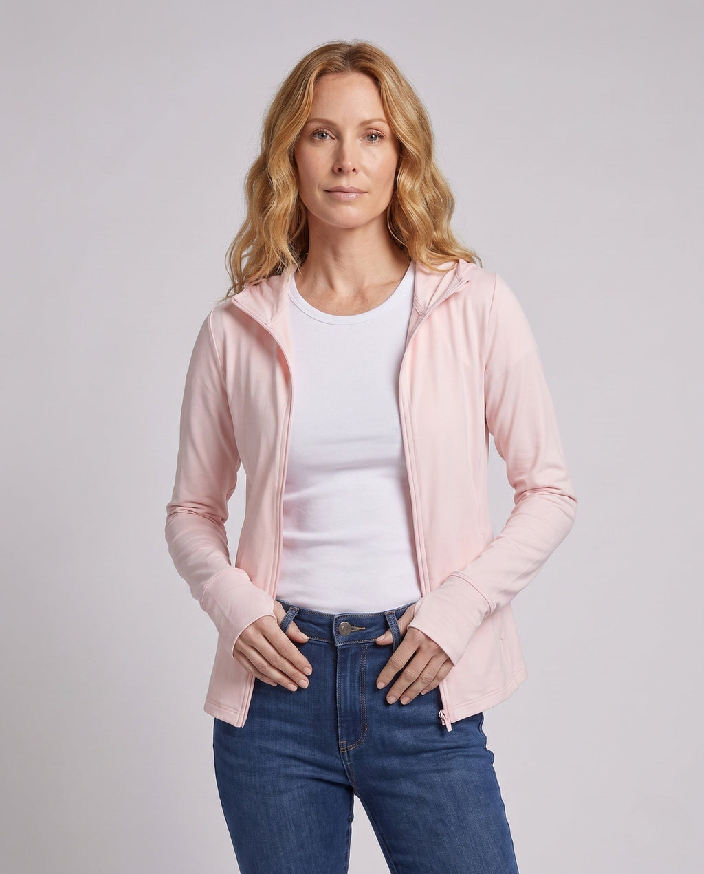 Women's functional jacket with UV protection and breathable material All Fashion - upper body view
