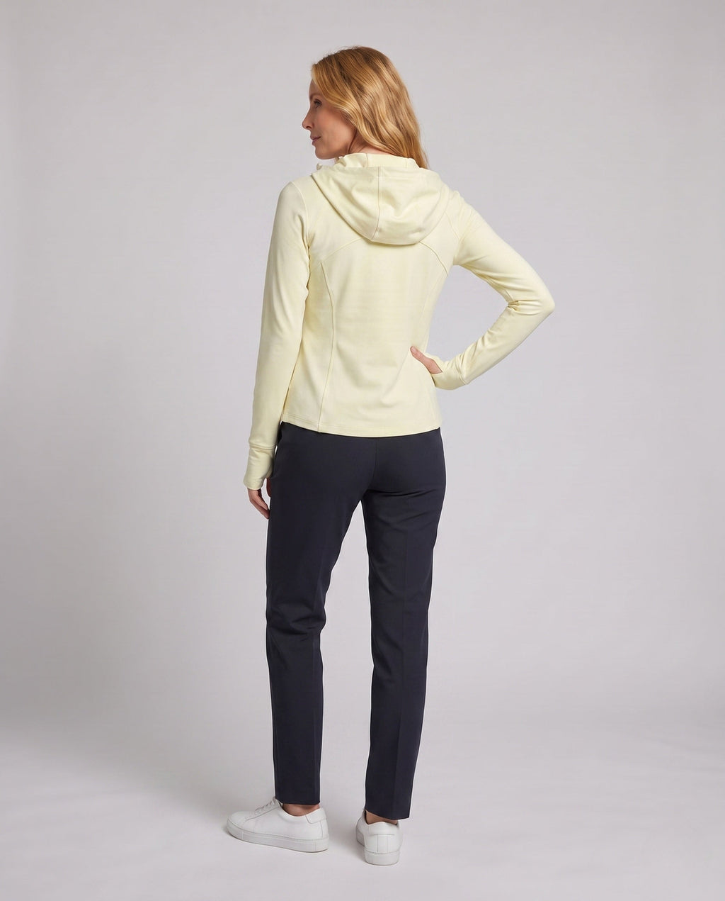 Women's functional jacket with UV protection and adjustable hood All Fashion - back view