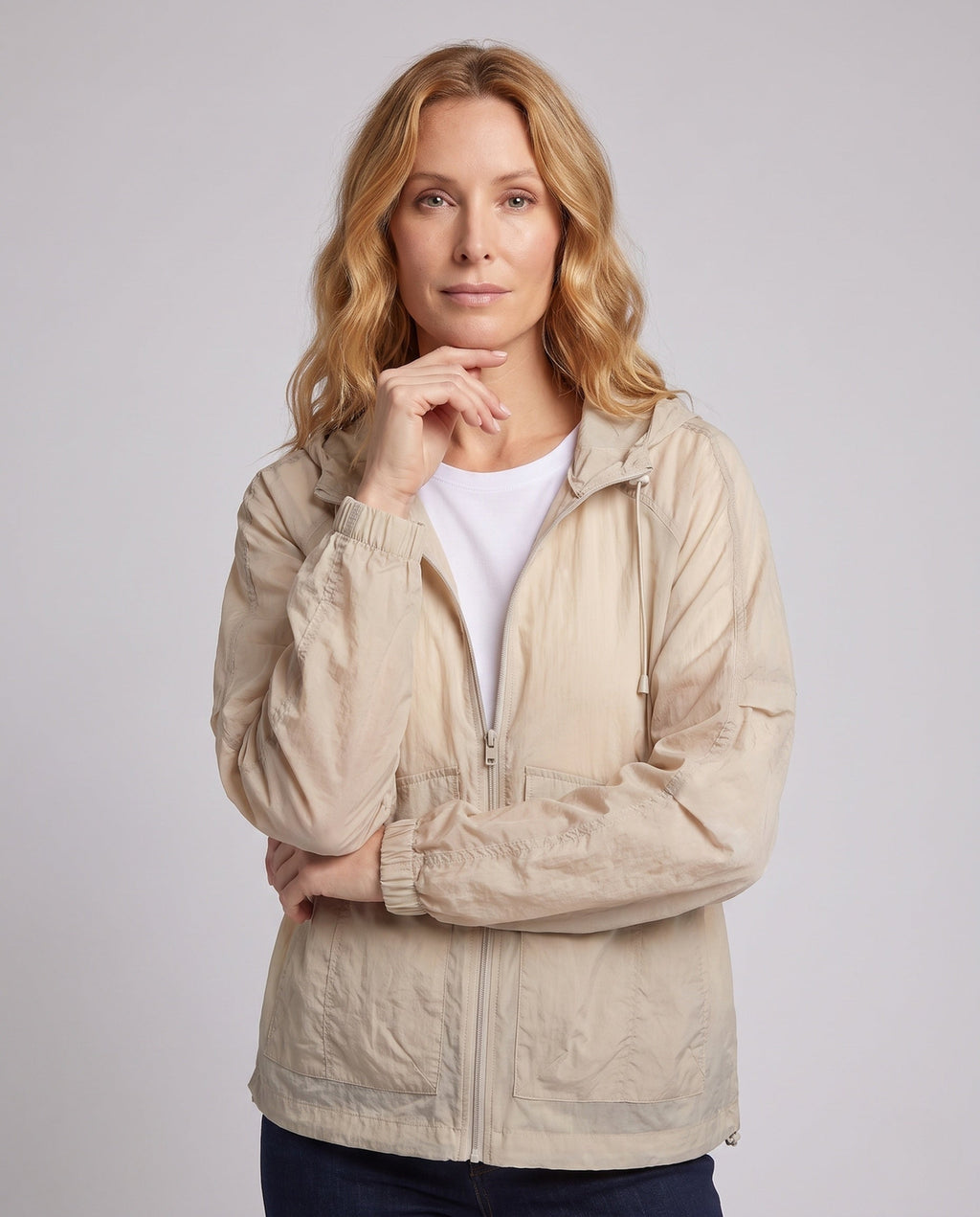 Women's casual and functional transition jacket All Fashion - upper body view
