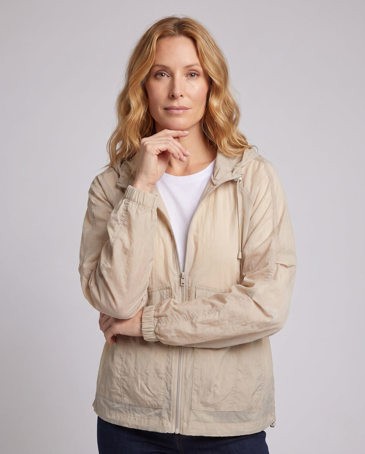 Women's casual and functional transition jacket All Fashion - upper body view