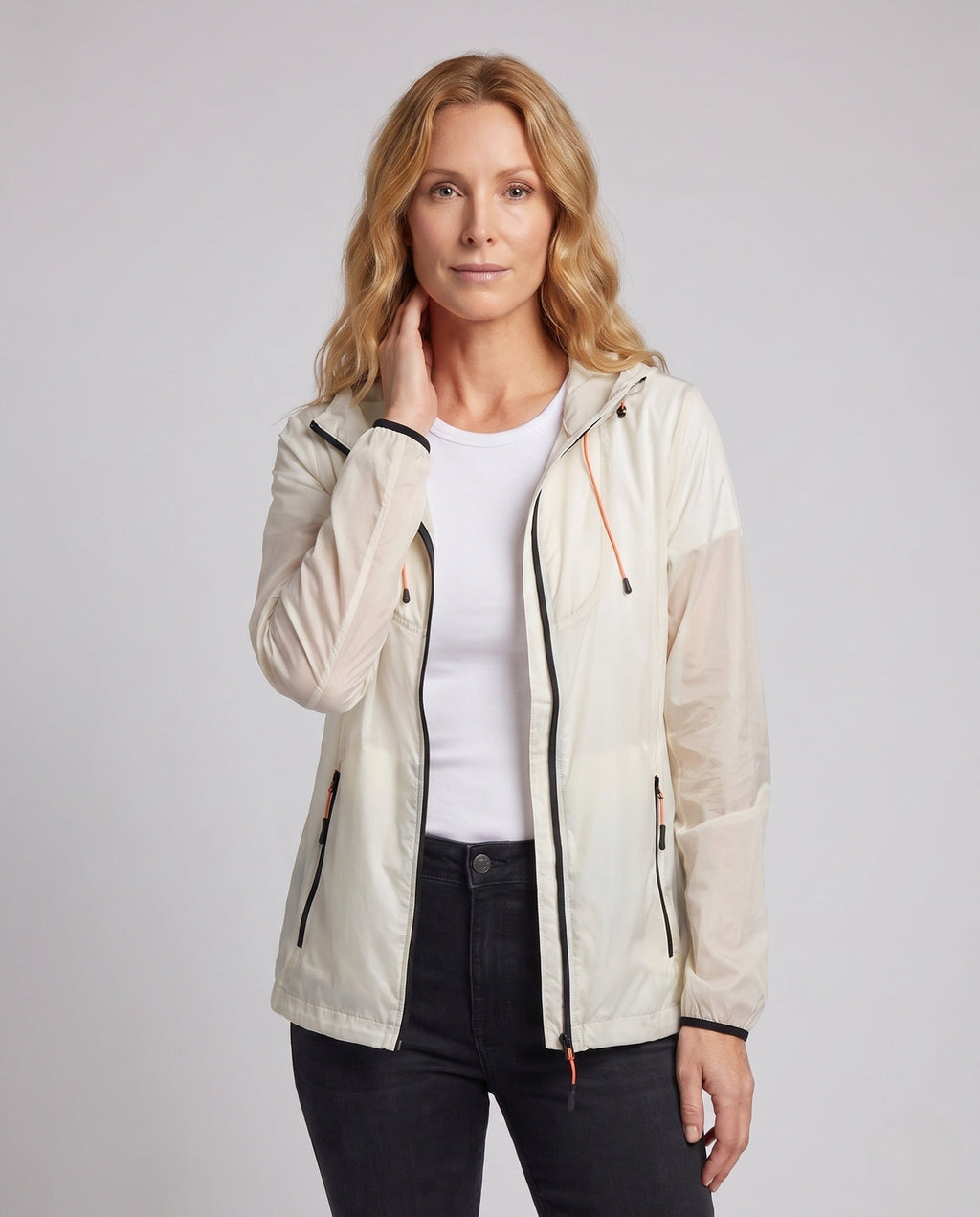 Ladies Light Breathable Transition Jacket All Fashion - upper body view