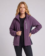 Women’s lightweight functional jacket with adjustable hood design All Fashion - upper body view