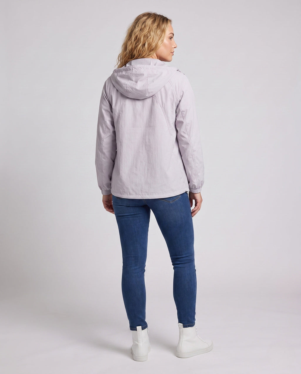 Women's lightweight outdoor jacket with practical ventilation windows All Fashion - back view