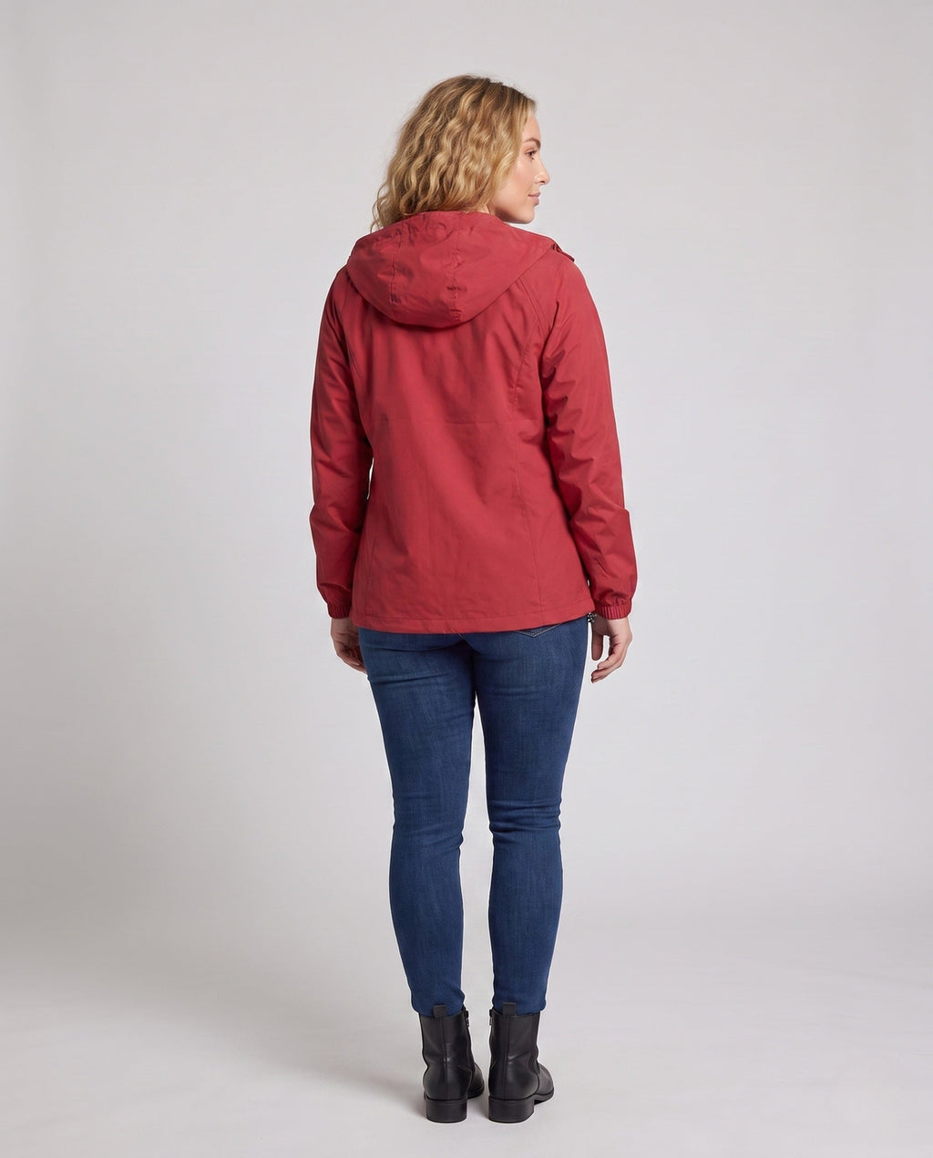 Women's lightweight outdoor jacket with practical side pockets All Fashion - back view