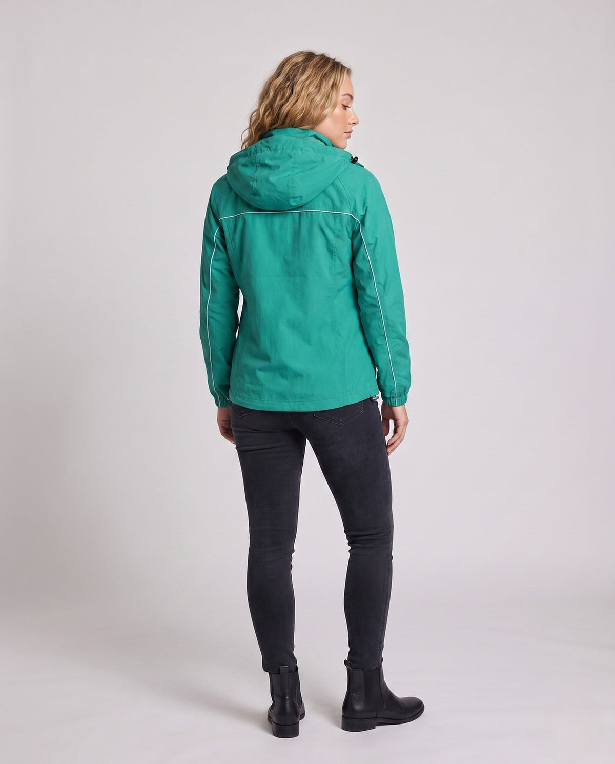 Women lightweight outdoor jacket with UV protection and breathable material All Fashion - back view