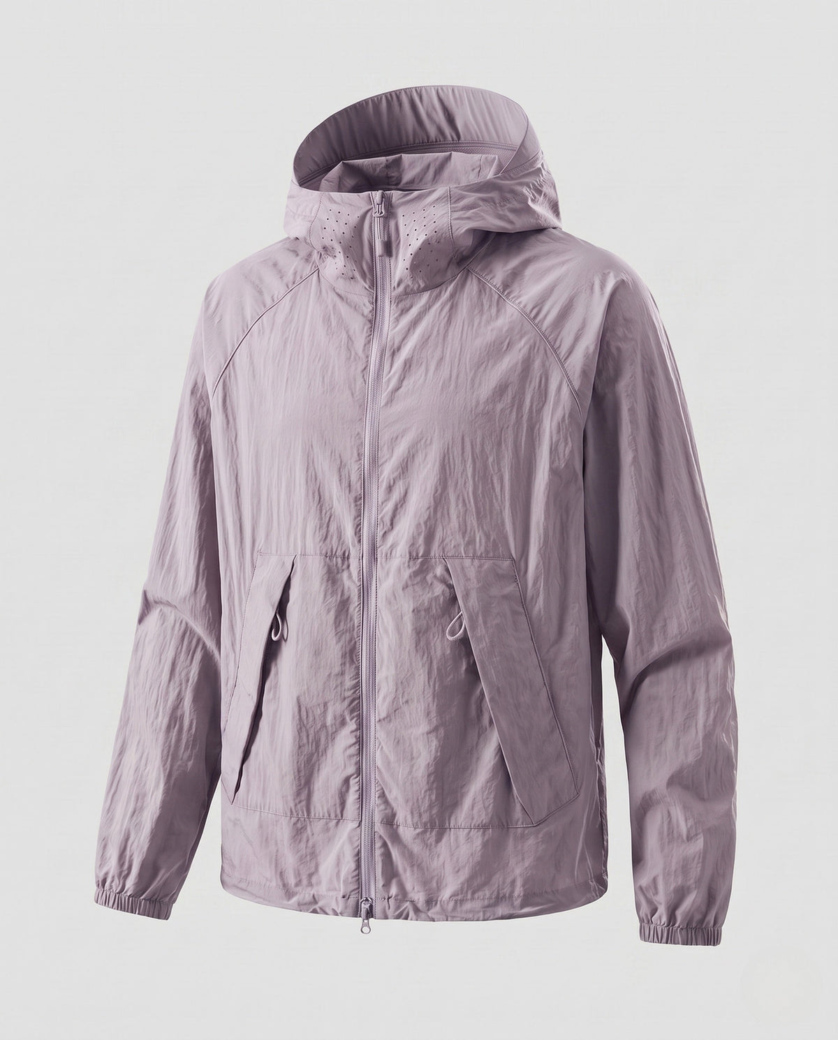 Women Lightweight Outdoor Jacket with Adjustable Hood Design and Breathable Inserts All Fashion - product shot